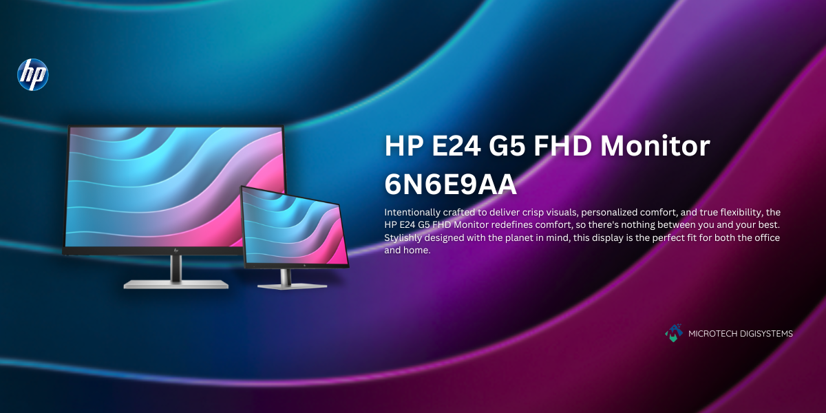 HP E24 G5 FHD Monitor 6N6E9AA